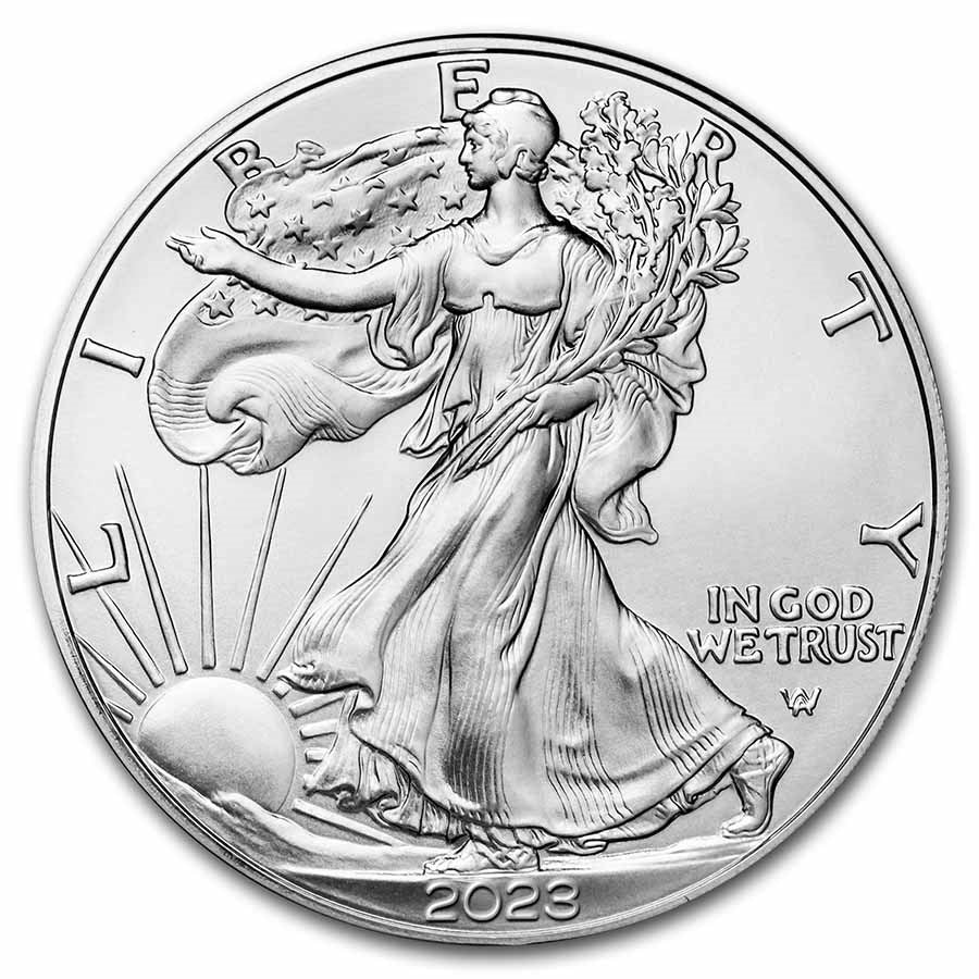 1 oz American Silver Eagle Tube (20 Coins, BU) - Image 2